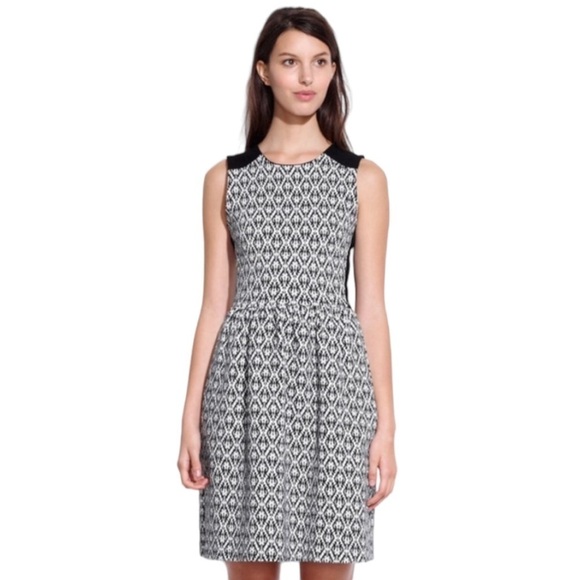 Madewell Diamond Jacquard Sleeveless Dress XS - Picture 9 of 9